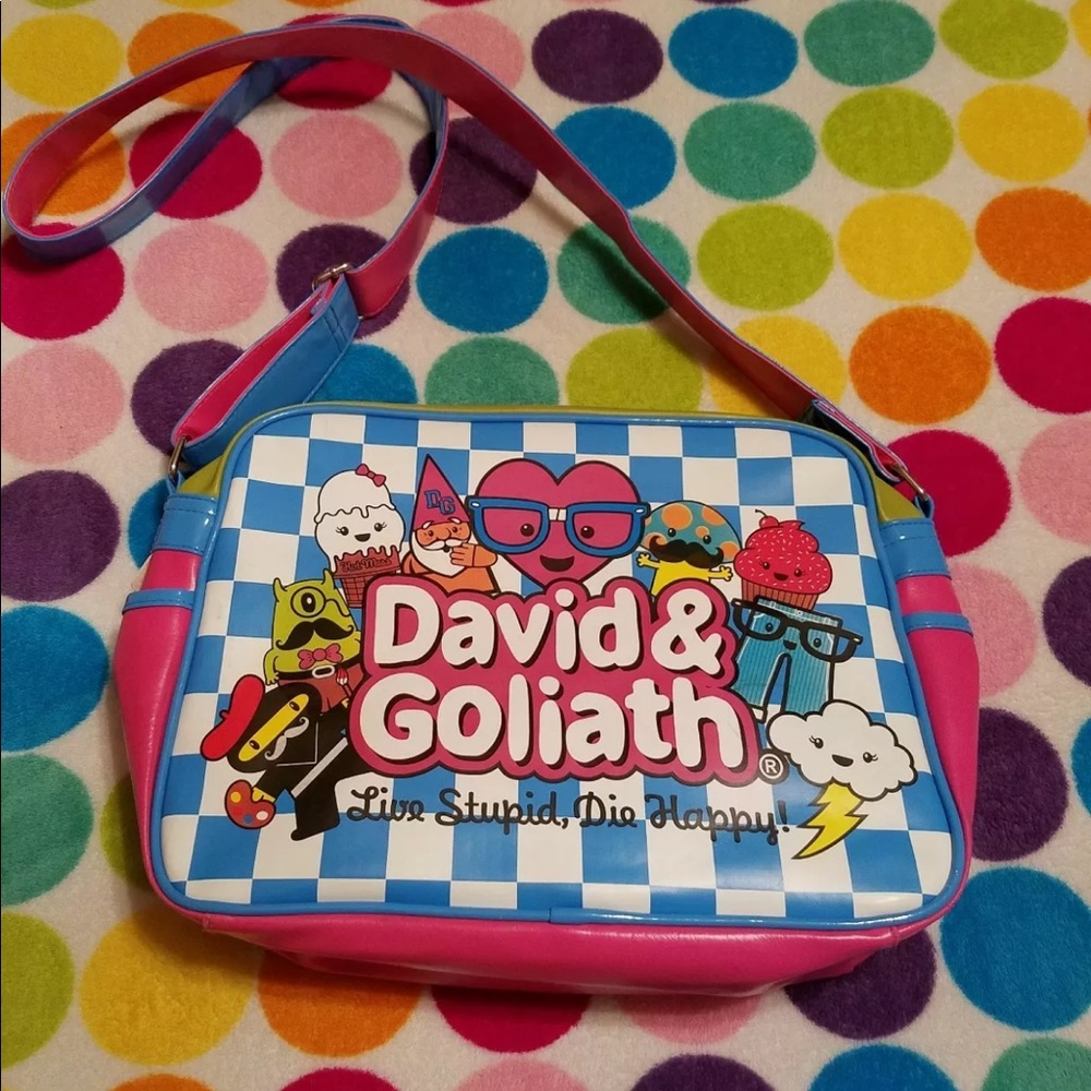 David & Goliath retro live stupid die messenger